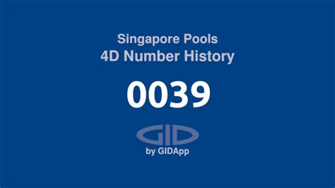 singapore gidapp|Search by 4D Number .